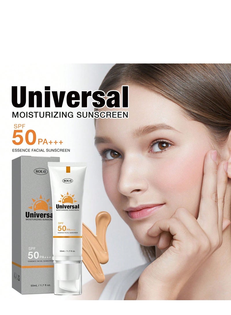 SOUG Sunscreen SPF 50+ PA+++, Glycerin-Hydrolyzed Collagen- Deep Protection, Long-Lasting UV Protection - A Powerful New Sunscreen Experience, Suitable For All Skin Types 50ml - Image 5