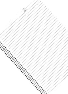 PARTNER 1-Piece A4 Size Spiral Binded Ruled Notebook 100 Sheets Kraft Brown Cover White Sheets  - Image 3