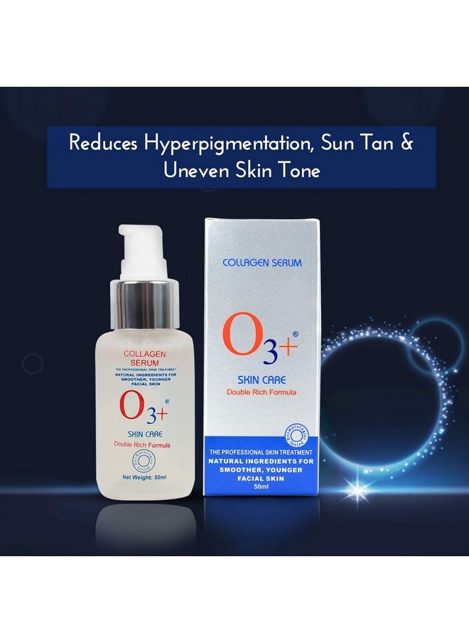 O3+ - Collagen Serum To Brighten, Lighten, Tighten, Hydrate And Moisturise Skin And Instantly Smoothen Fine Lines And Wrinkles (50Ml) - Image 1