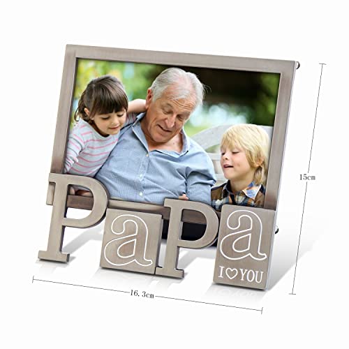 LASODY Papa Picture Frame,Papa Gifts,Father Day Gifts - Image 3