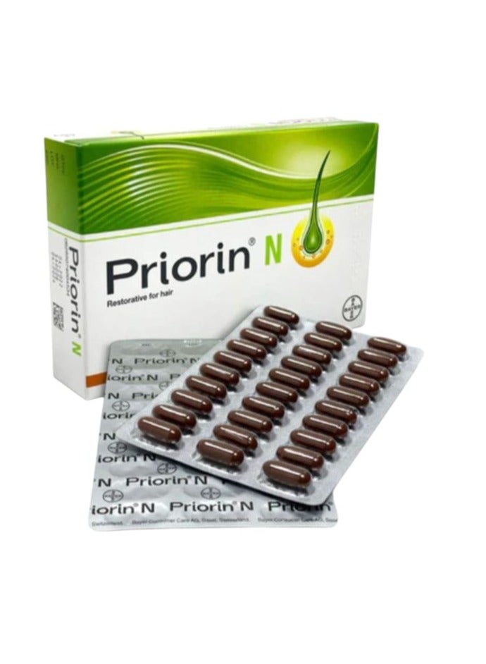 BAYER Priorin N Capsules for Hair Growth 90 Capsules - Image 2