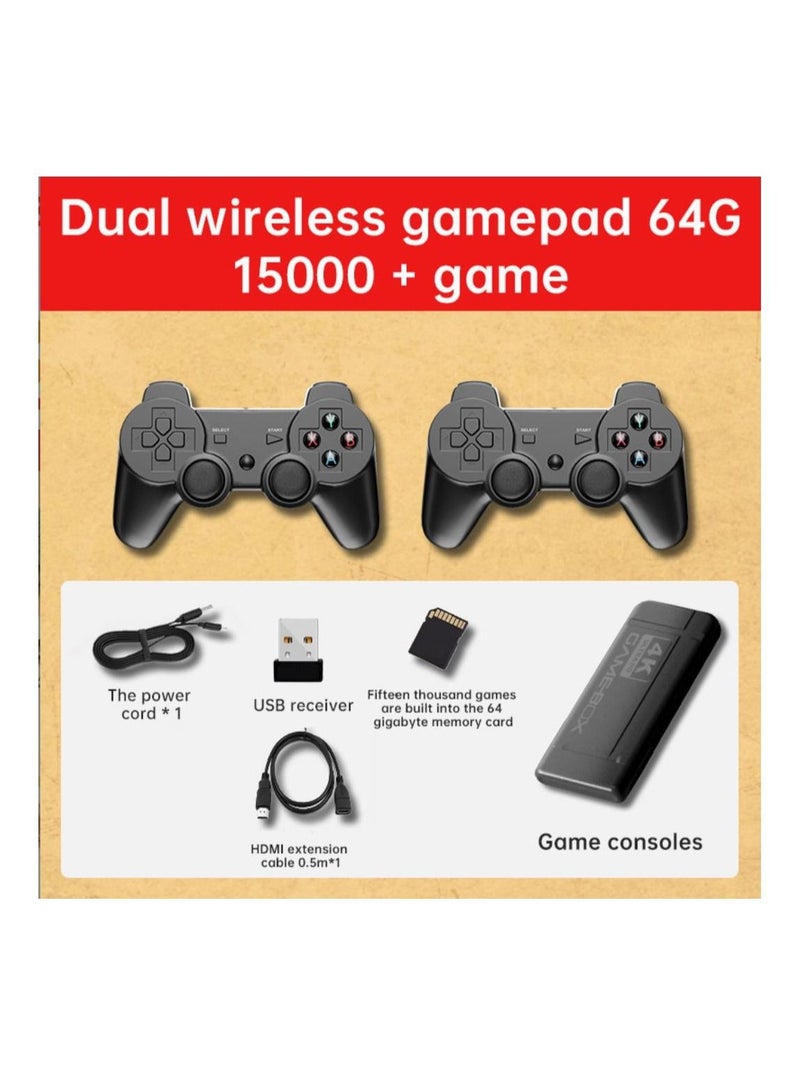 HD TV Video Game Box Retro Console Box With 15,000 Games Wireless Controller Gamepad  - Image 1