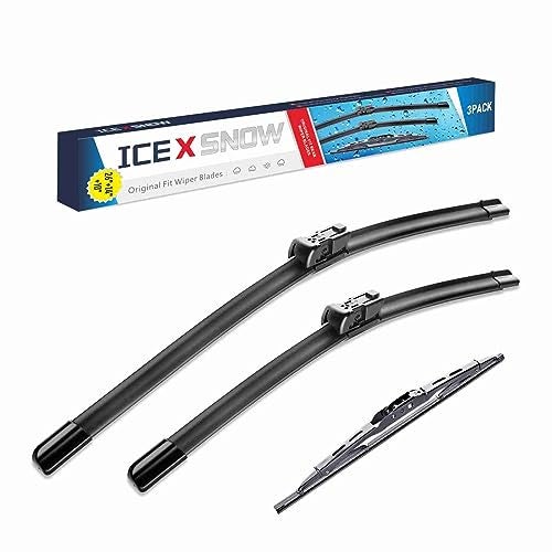 icexsnow IceXsonw 3 Wipers Windshield Wiper Blades Replacment for Chevrolet Chevy Trax/Buick Encore 2021 2020 2019 2018 2017 2016 2015 2014 2013-26"/14"/10" Windshield Wiper Blades,Top Lock - Image 1