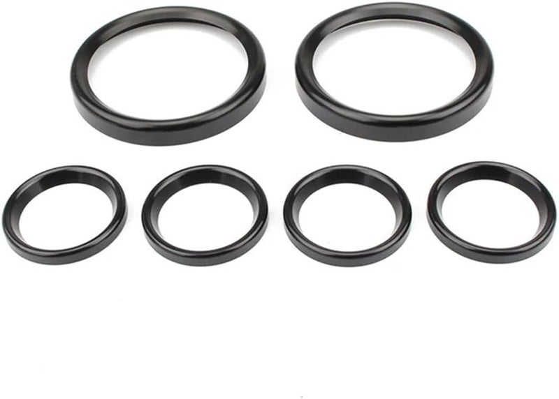 QASULER Motorcycle Speedometer Trim Ring Kit - Image 1