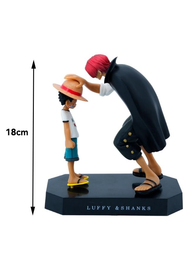 مجسم أنيمي قطعة واحدة ، مجسم شانكس لمس لوفي ، زخرفة نموذج أنمي ، نموذج سوبر قابل للتحصيل لعبة شخصيات كرتونية ، 18 سم - Image 2