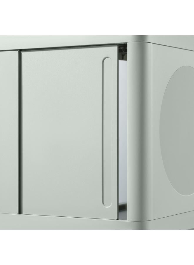 Zaboon Wash-Basin Base Cabinet, With Sliding Doors/Green, 50X33X57 Cm - Image 5