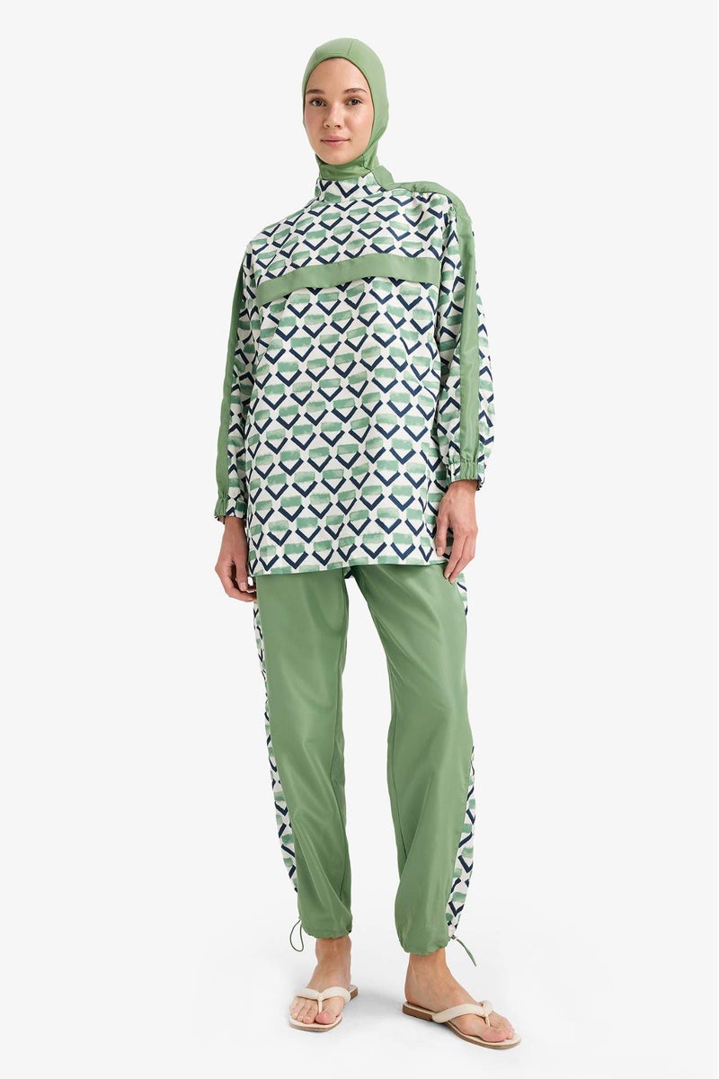 DeFacto Relax Fit Printed 3 piece Burkini - Image 2