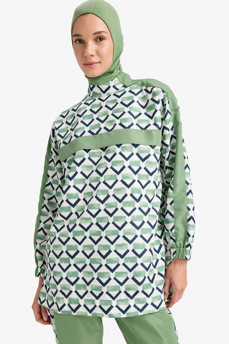 DeFacto Relax Fit Printed 3 piece Burkini - Image 4
