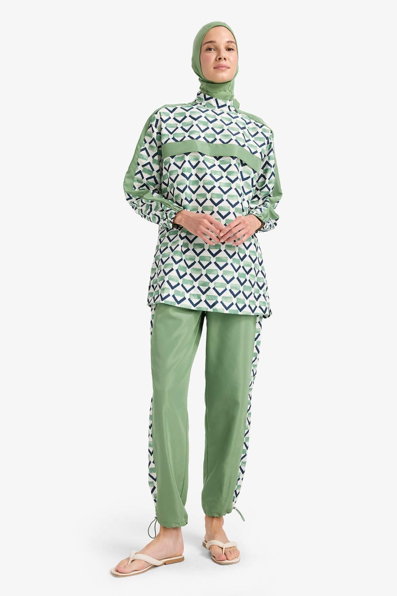 DeFacto Relax Fit Printed 3 piece Burkini - Image 3