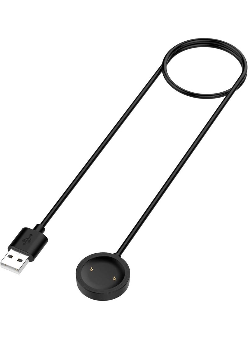 شاحن مغناطيسي متوافق مع ساعات هواوي GT5/GT4/GT3/GT3 Pro/GT3 SE/GT2 Pro/Watch 4/4 Pro/3/3 Pro/Ultimate/GT Runner، محطة شحن محمولة مع كابل شحن منفصل بطول 1 متر، أسود - Image 2