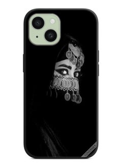 Protective Case Cover For Apple iPhone 15 Beautiful Eyes Girl Having Face Jewellery