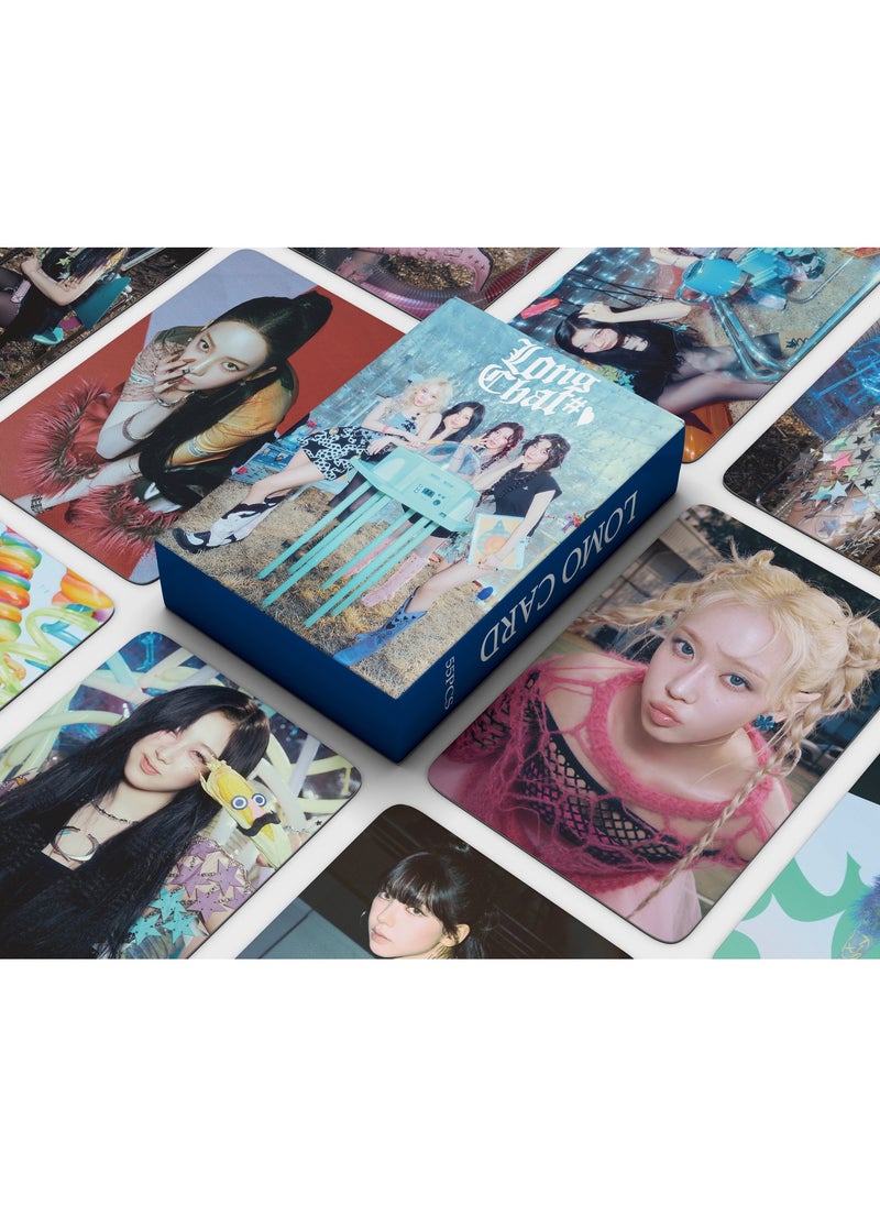 EHOME - 55-Piece AESPA Supernova Card KARINA WINTER NINGNING Arm Ageddon Lomo Card - Image 1