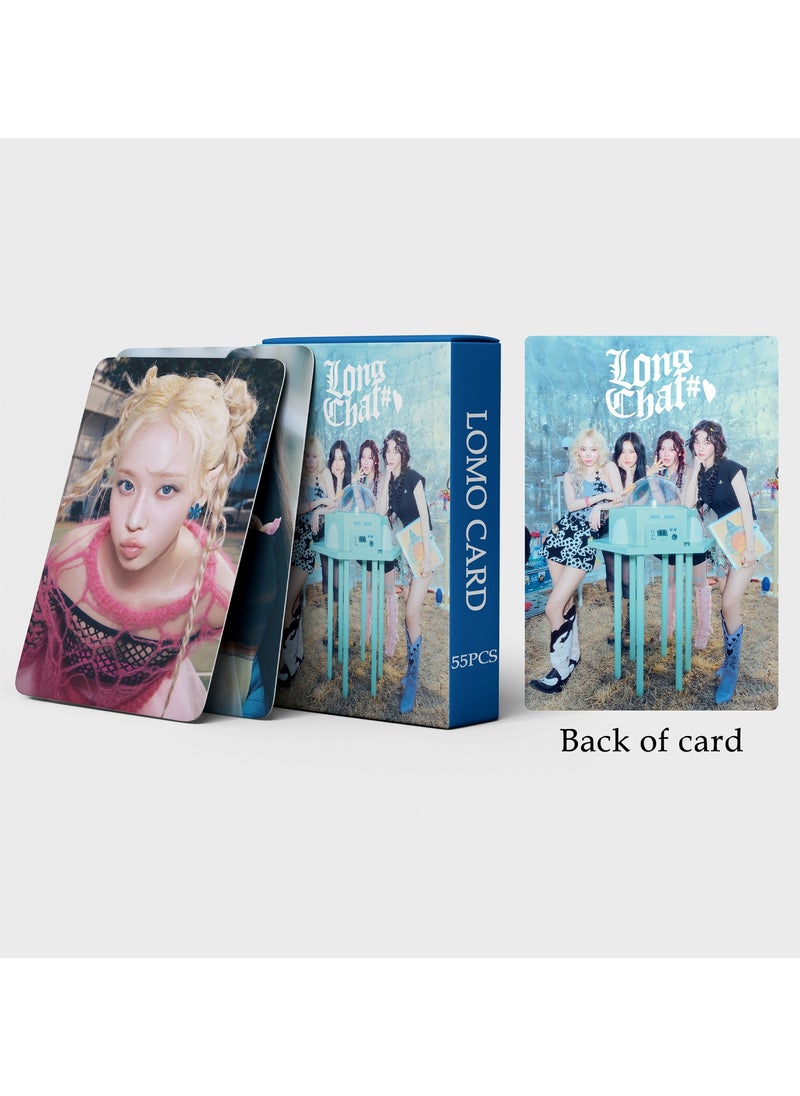 EHOME - 55-Piece AESPA Supernova Card KARINA WINTER NINGNING Arm Ageddon Lomo Card - Image 1