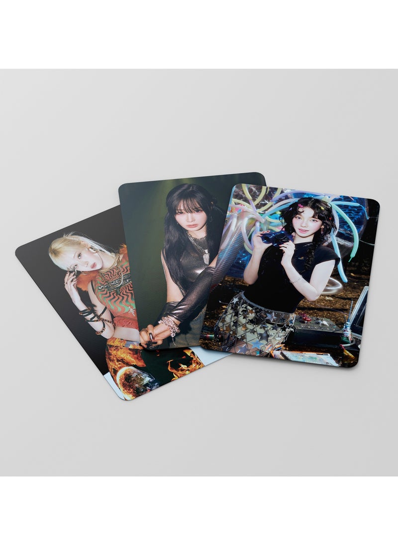 EHOME - 55-Piece AESPA Supernova Card KARINA WINTER NINGNING Arm Ageddon Lomo Card - Image 1