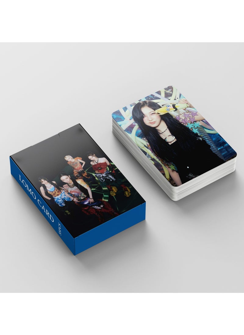 EHOME - 55-Piece AESPA Supernova Card KARINA WINTER NINGNING Arm Ageddon Lomo Card - Image 1