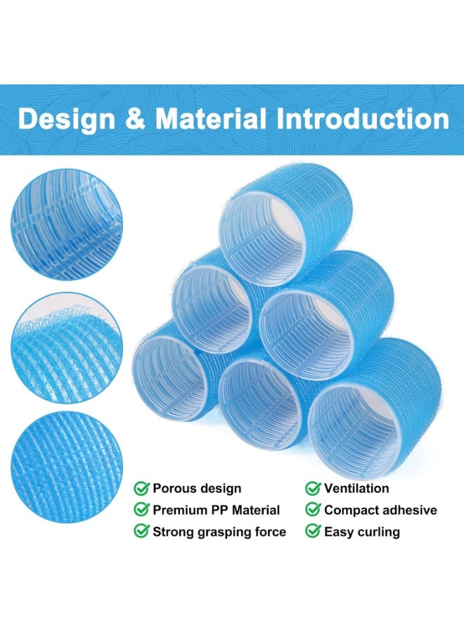 25Pcs Self Grip Hair Rollers Set with Clips & Comb – 3 Sizes for Effortless Volume, Waves & Curls – No Heat, All Hair Types - Image 2