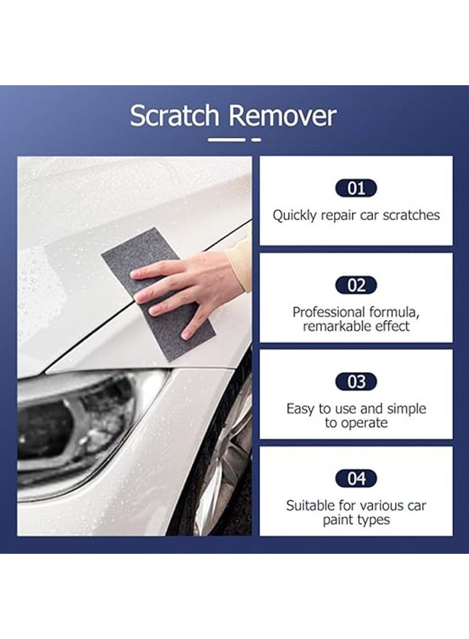 6 قطع من القماش لإزالة خدوش السيارة، معجون إصلاح خدوش السيارة، قطعة قماش تنظيف نانو سحرية لإزالة الخدوش لإصلاح خدوش السيارة - Image 3