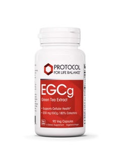 Protocol For Life Balance Protocol Egcg Green Tea Extract 200Mg Oxidative Stress Quencher Cellular Health 90 Veg Caps  - Image 2