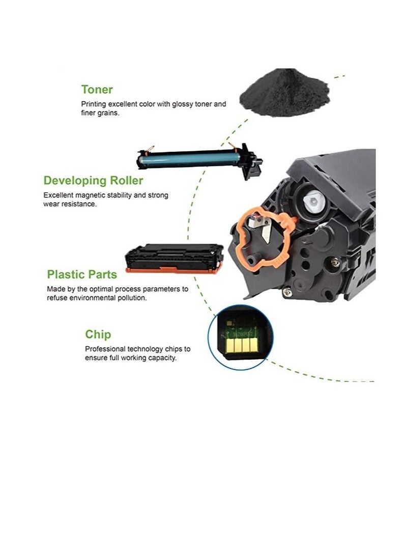 تيرابايت خراطيش حبر متوافقة مع تيرابايت 117A لطابعات HP Color Laser 150 MFP178 MFP179 - Image 2