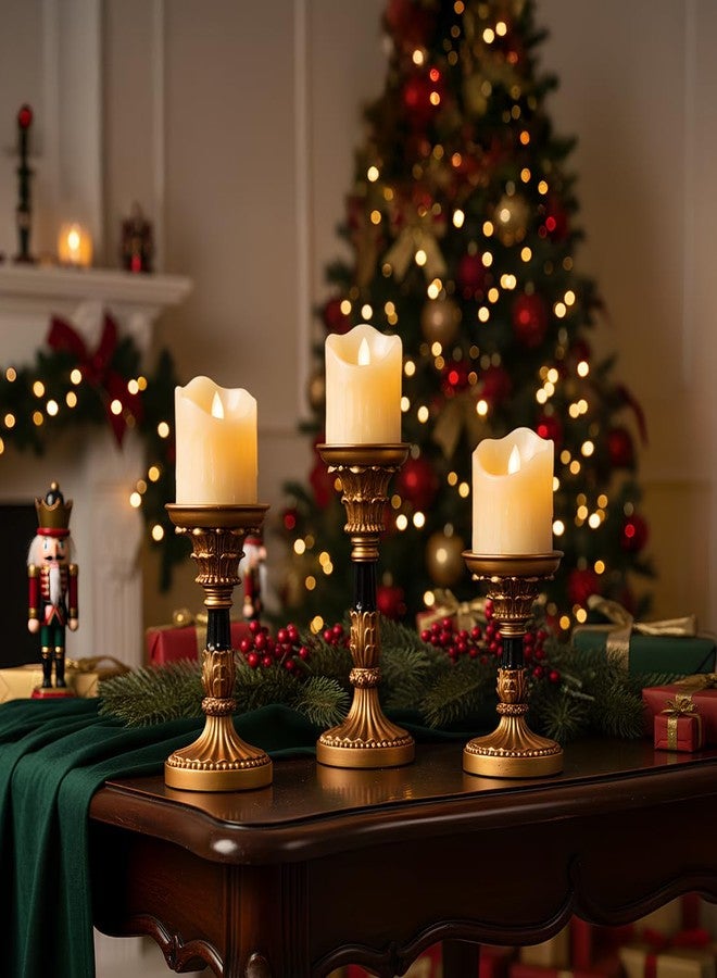 MXwcy Candle Holder for Pillar Candle Set of 3 - Image 2