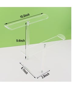 Y&D Clear Headband Holder, Acrylic Organizer Stand, Hairband Display Hair Accessories Storage Suitable for Girl Women Gifts  - Image 3