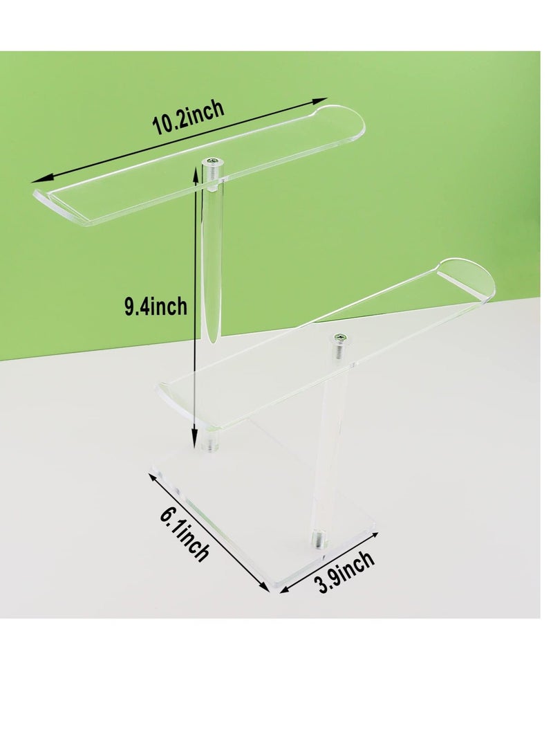 Y&D Clear Headband Holder, Acrylic Organizer Stand, Hairband Display Hair Accessories Storage Suitable for Girl Women Gifts  - Image 3