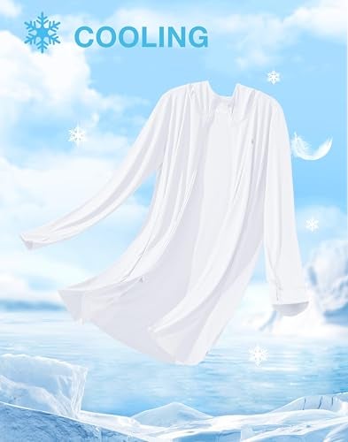 Soothfeel Women's UPF 50+ Swim Cover Up Sun Protection Hoodie SPF Lightweight Jacket Long Sleeve Beach Cover Ups for Women (White,S) - Image 5