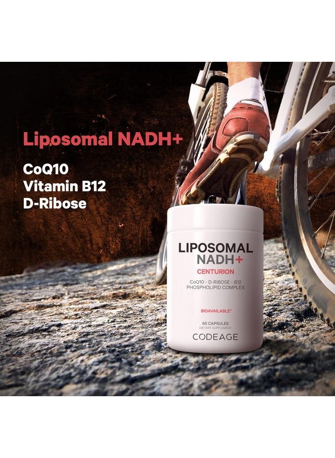 Codeage Codeage Liposomal NADH+ Supplement - NADH, Vitamin B12, D-Ribose as Bioenergy Ribose, CoQ10-2-Month Supply - Liposomal Delivery - β-Nicotinamide Adenine Dinucleotide Pills - Non-GMO - 60 Capsules  - Image 3