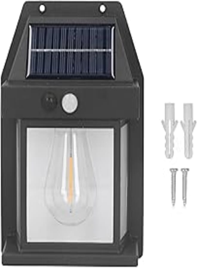 Solar Powered Outdoor Pathway Light Motion Sensor IP65 Waterproof Acrylic