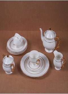 HomeHive Golden Grace Tea  Set  - Image 1