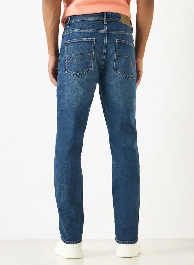 Lee Cooper  Lee Cooper Slim Fit Jeans with Pockets for Men | Best Price UAE