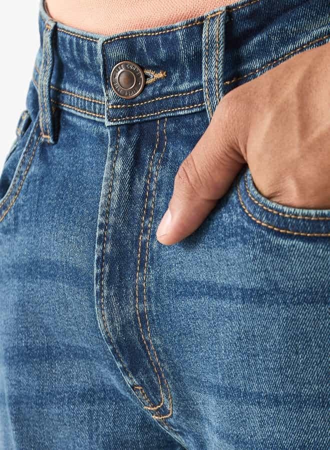 لي كوبر بنطلون جينز بقصة سليم وجيوب من لي كوبر - Image 4