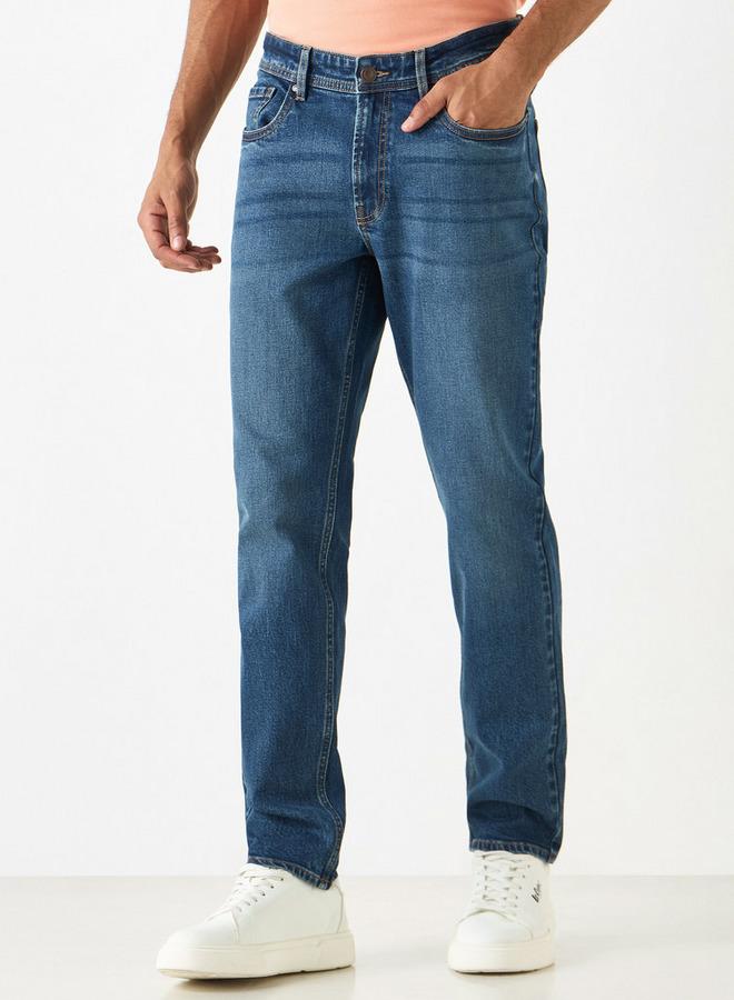Lee Cooper Slim Fit Jeans with Pockets - Image 1