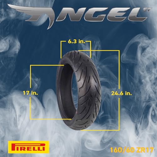 Pirelli Angel ST Motorcycle Tire Set - High Performance, Durable, and Reliable Front (120/70ZR-17 58W) and Rear (160/60ZR-17 69W) Tires - Image 3