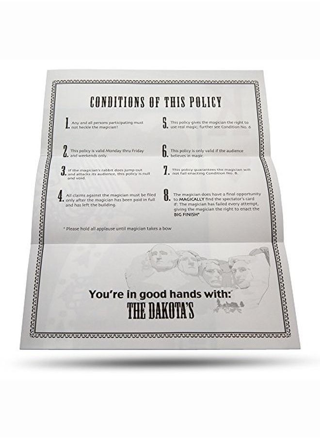 MAGIC MAKERS Ultimate Magician'S Insurance Policy Trick Professional Pocket & Stage Versions Included  - Image 3