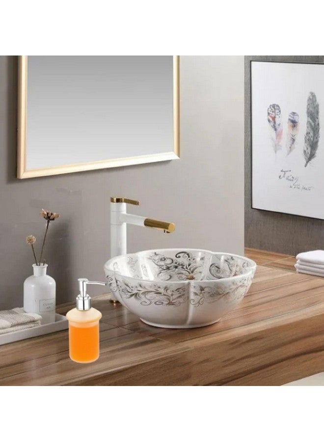 JAGGER JAG263 Frosted Glass Multi Purpose Liquid soap Dispensers Shampoo handwash Holder Dispenser Conditioner Sanitizer Gel dispensers Bottle for Bathroom Wash Basin (2) - Image 5