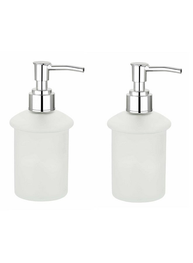 JAGGER JAG263 Frosted Glass Multi Purpose Liquid soap Dispensers Shampoo handwash Holder Dispenser Conditioner Sanitizer Gel dispensers Bottle for Bathroom Wash Basin (2) - Image 1