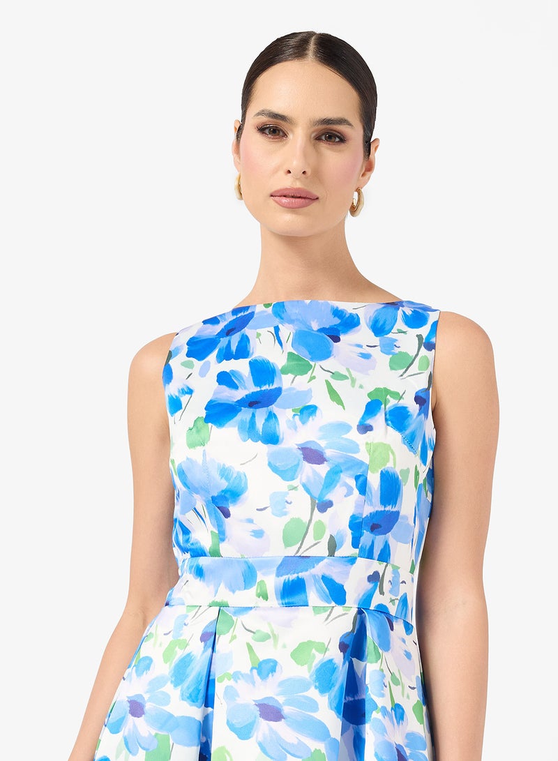 ELLA Floral Print Dress - Image 3