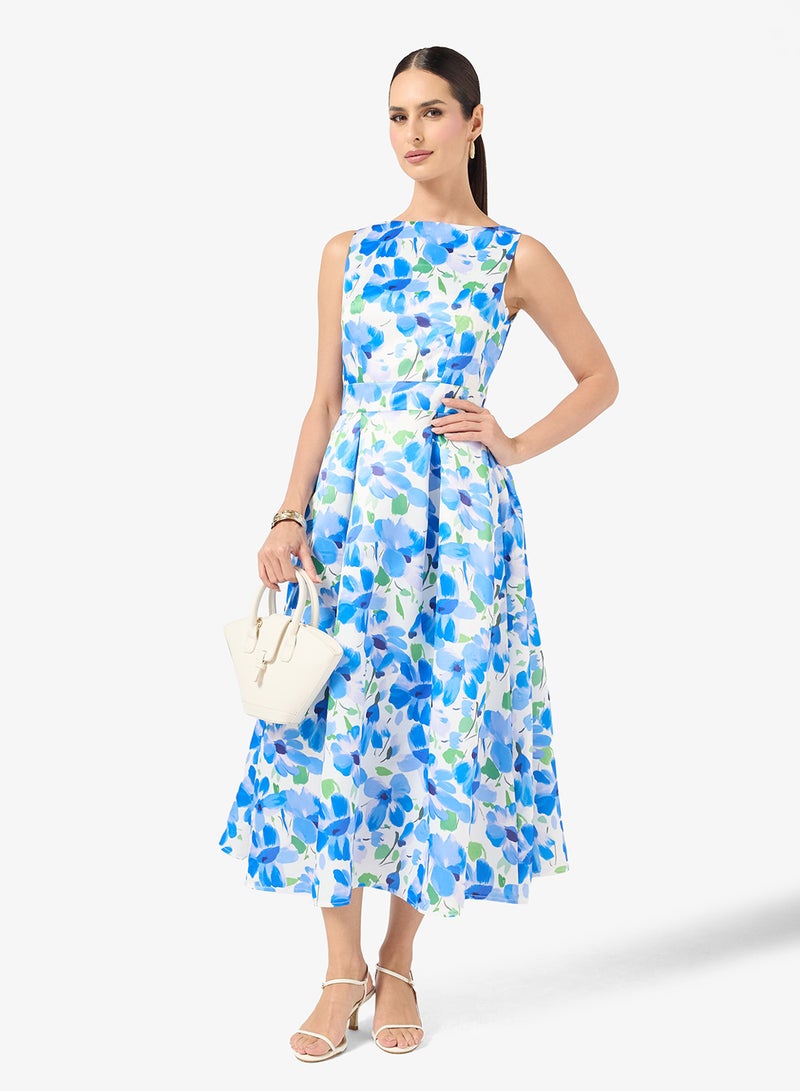 ELLA Floral Print Dress - Image 1