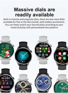 Generic Smart Watch 1.53 inch men's and women's smart watches with Bluetooth for making/answering calls, fitness mode and sleep mode, multiple applications, information reminders, multiple languages, 280mAh  - Image 2