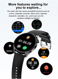 Generic Smart Watch 1.53 inch men's and women's smart watches with Bluetooth for making/answering calls, fitness mode and sleep mode, multiple applications, information reminders, multiple languages, 280mAh  - Image 3