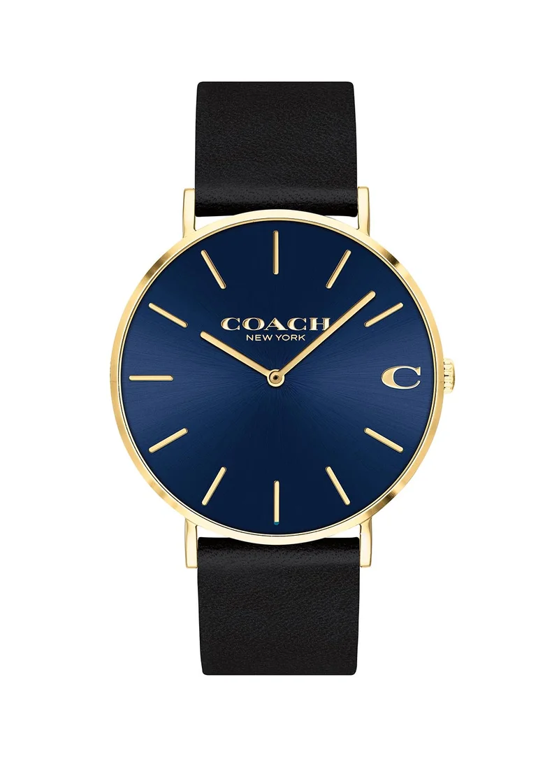 كوتش Quartz Blue Dial Stainless Steel Men's Watch