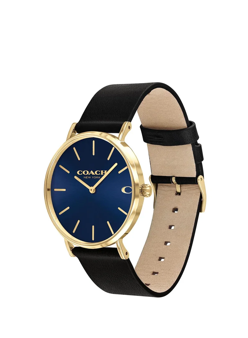 كوتش Quartz Blue Dial Stainless Steel Men's Watch