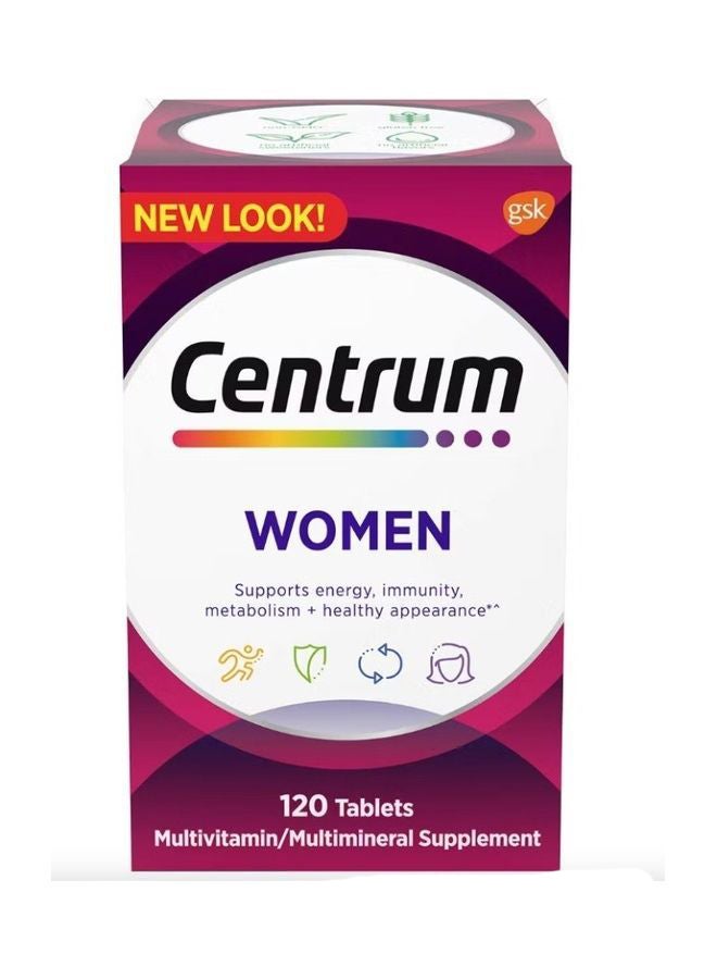 Centrum Multivitamin Multimineral Supplement For Women- 120 Count - Image 1