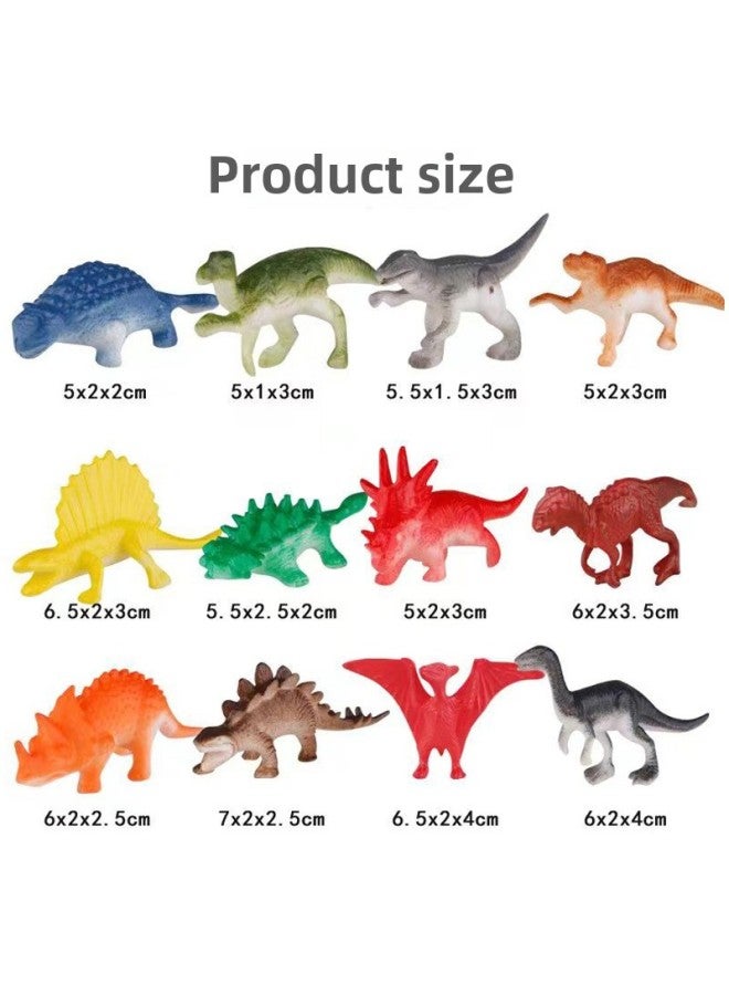 Children's Mini Simulation Animal Model Toy Suit Boy Solid Science And Education Marine Creature Dinosaur Model Ornaments-Color:Marine Animal Series 12 PCs (bagged) - Image 5