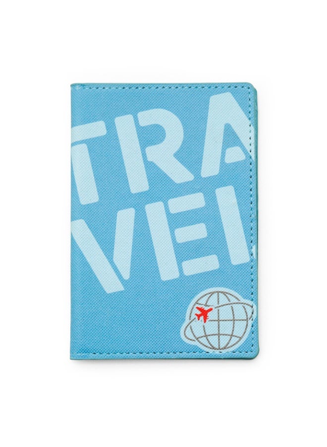 KIKKERLAND Passport Cover Blue - Image 2