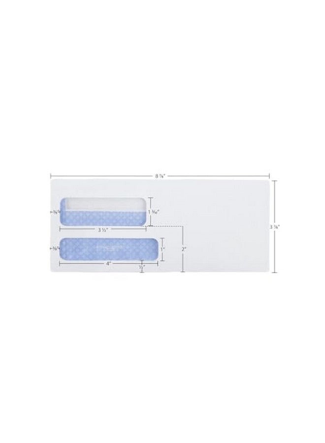 Quality Park 9 Security Envelopes Double Window Self Seal Invoices/Quickbooks Statements 37/8 X 87/8 Inches 24 Lb White 500/Box (Qua24529) - Image 5