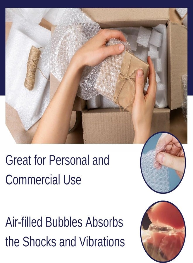 PACRON Protective Bubble Roll Wrap - 250FT x 12IN Clear, 3/16" Dense Small Bubble Cushioning for Fragile Items, Dish Packing & Packaging Supplies Shipping & Storage - Perforated Every 12IN - Image 5