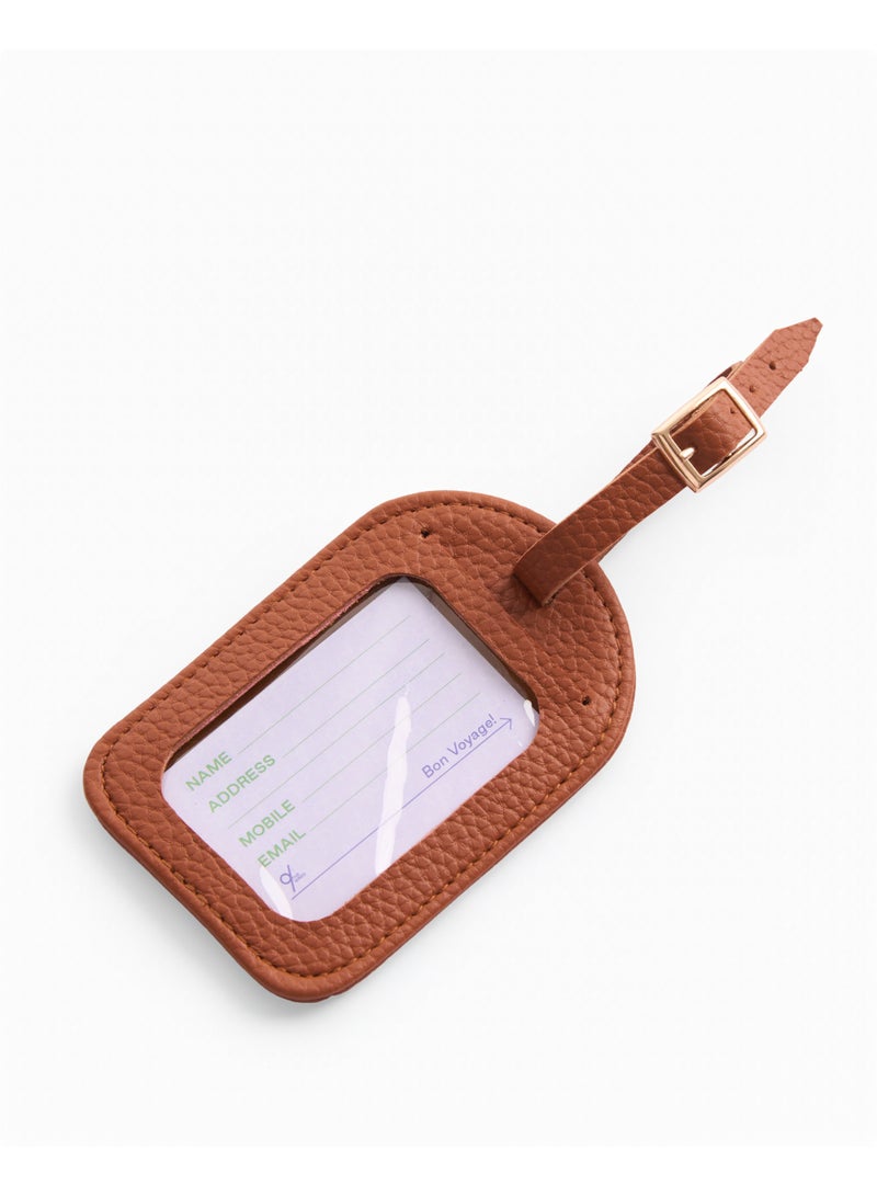 The Nines Luggage Tag "Camel" - Image 2