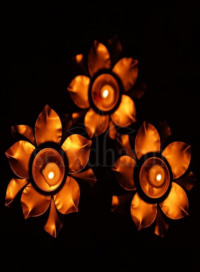 ServDharm Metal Tealight Candle Holder (Pack of 1) for Home Decor, Gifting - Image 5